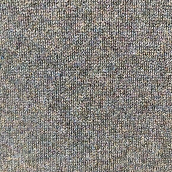 LL Bean Wool Sweater Mens XL Tall Gray 100% Lambswool Made in Scotland *Flaw* - Picture 11 of 16